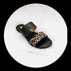 Leopard Beach Sandals  Size 6.5